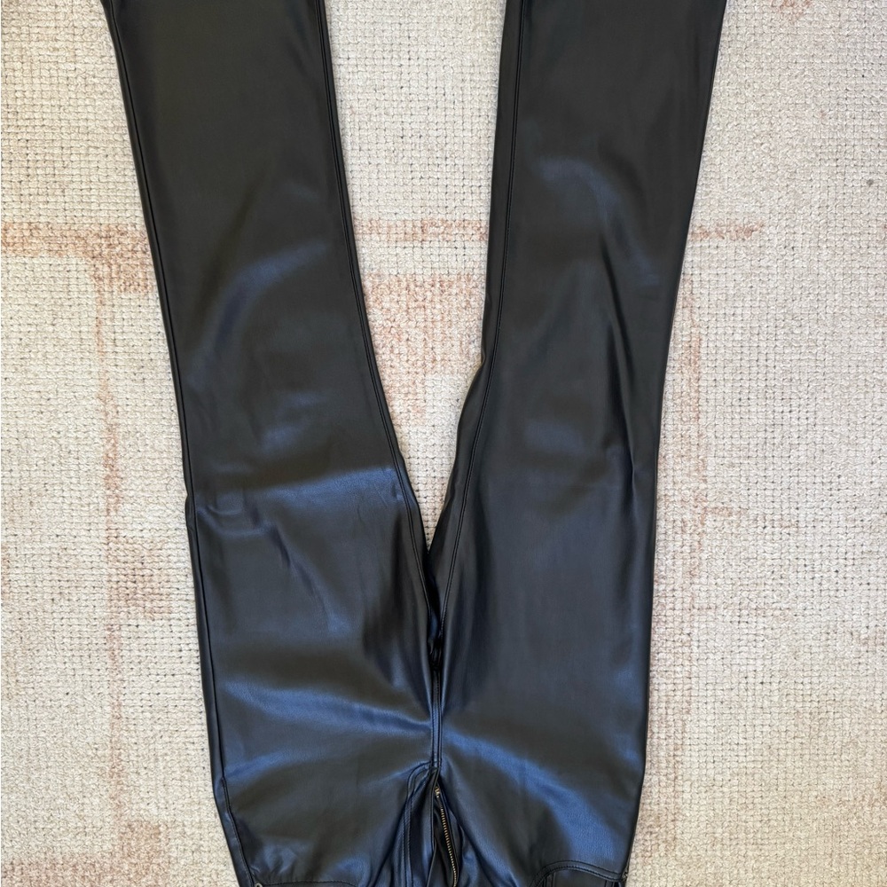 Pistola Black Leather Pants